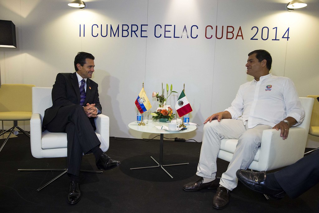 Peña se reúne con vicepresidente de El Salvador