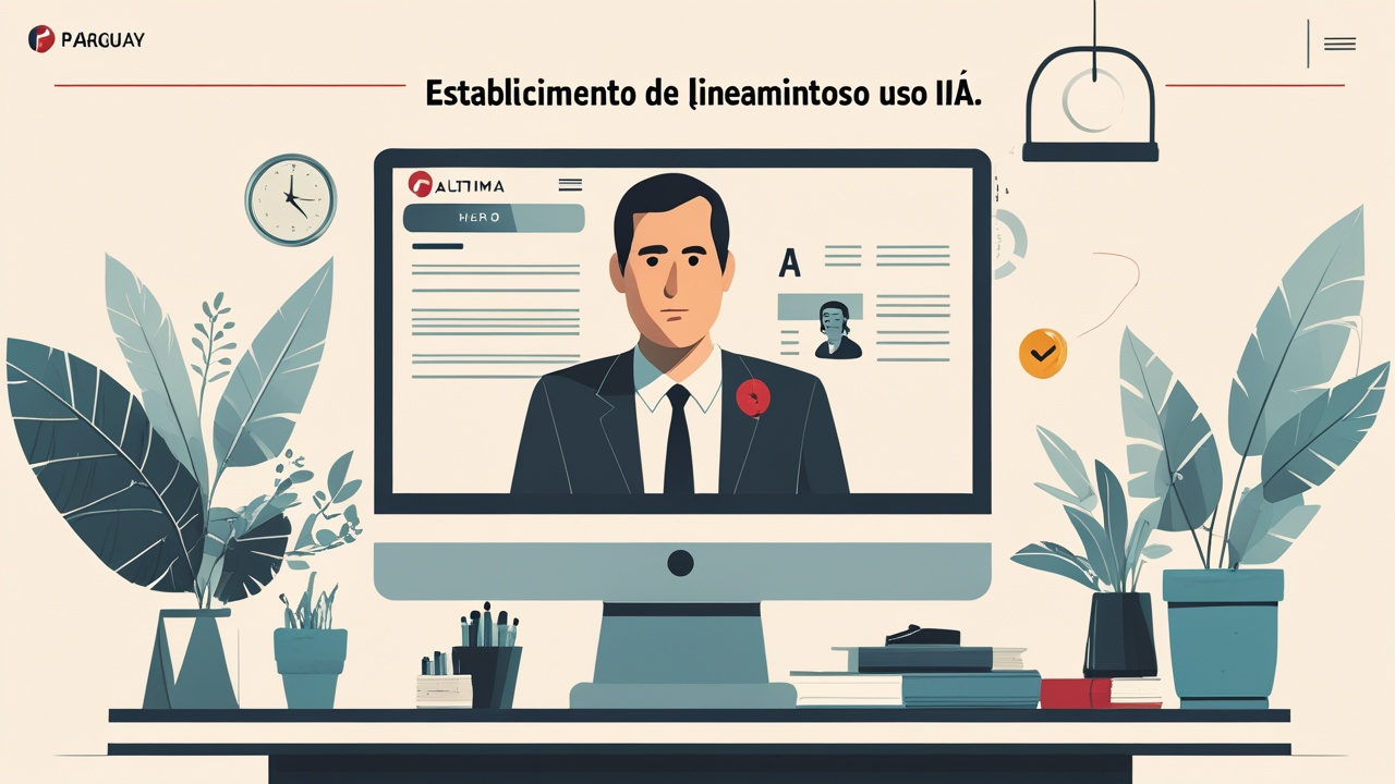 Establecimiento de lineamientos para el uso de IA